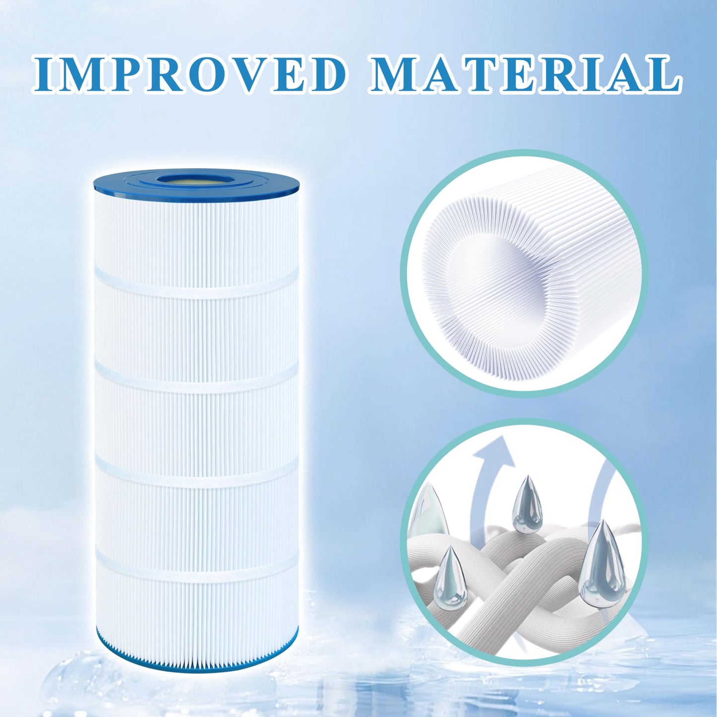 Chryseos Pool Filter Compatible with C150S, CS150E, C-9441, SwimClear CX150XRE, PA150S, 1 Pack