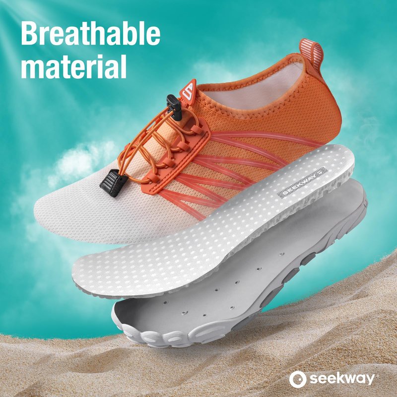 SEEKWAY Water Shoes Men Women Adult Quick-Dry Aqua Sock Barefoot for Beach Swim River Pool Lake Hiking Kayaking Surfing