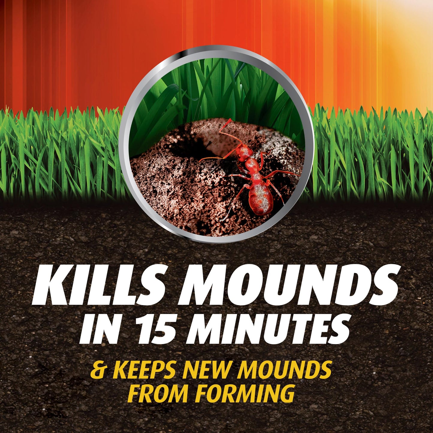Ortho Fire Ant Killer Broadcast Granules - Fire Ant Granules for Outdoors, Kills Mounds in 15 Minutes, 6 Month Protection, Treats Up to 5,650 sq. ft., 13 lb.