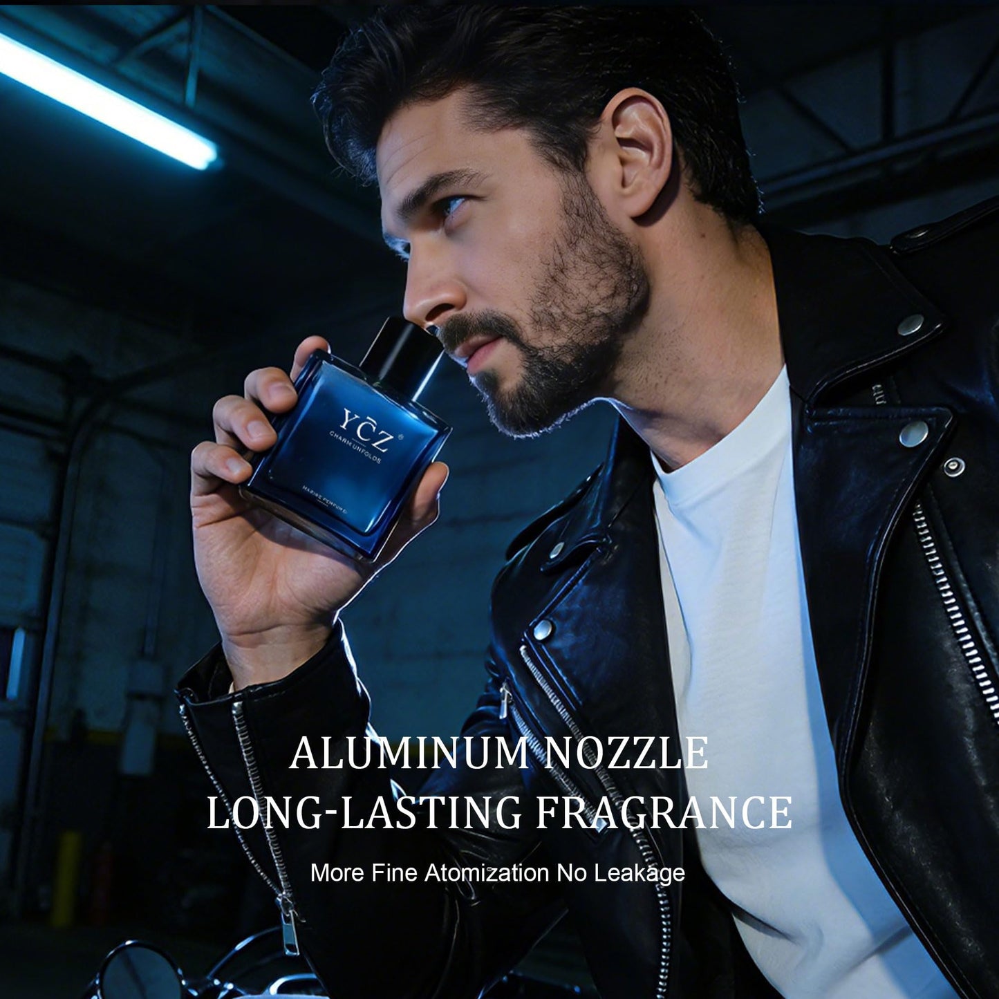 Ycz Charm Unfolds Marine Perfume for Men, 1.7 oz. Long Lasting Eau De Parfum Cologne For Men, Oriental Woody Fragrance - Ideal Special Occasions, Making it the Ideal gentlemen’s Gift