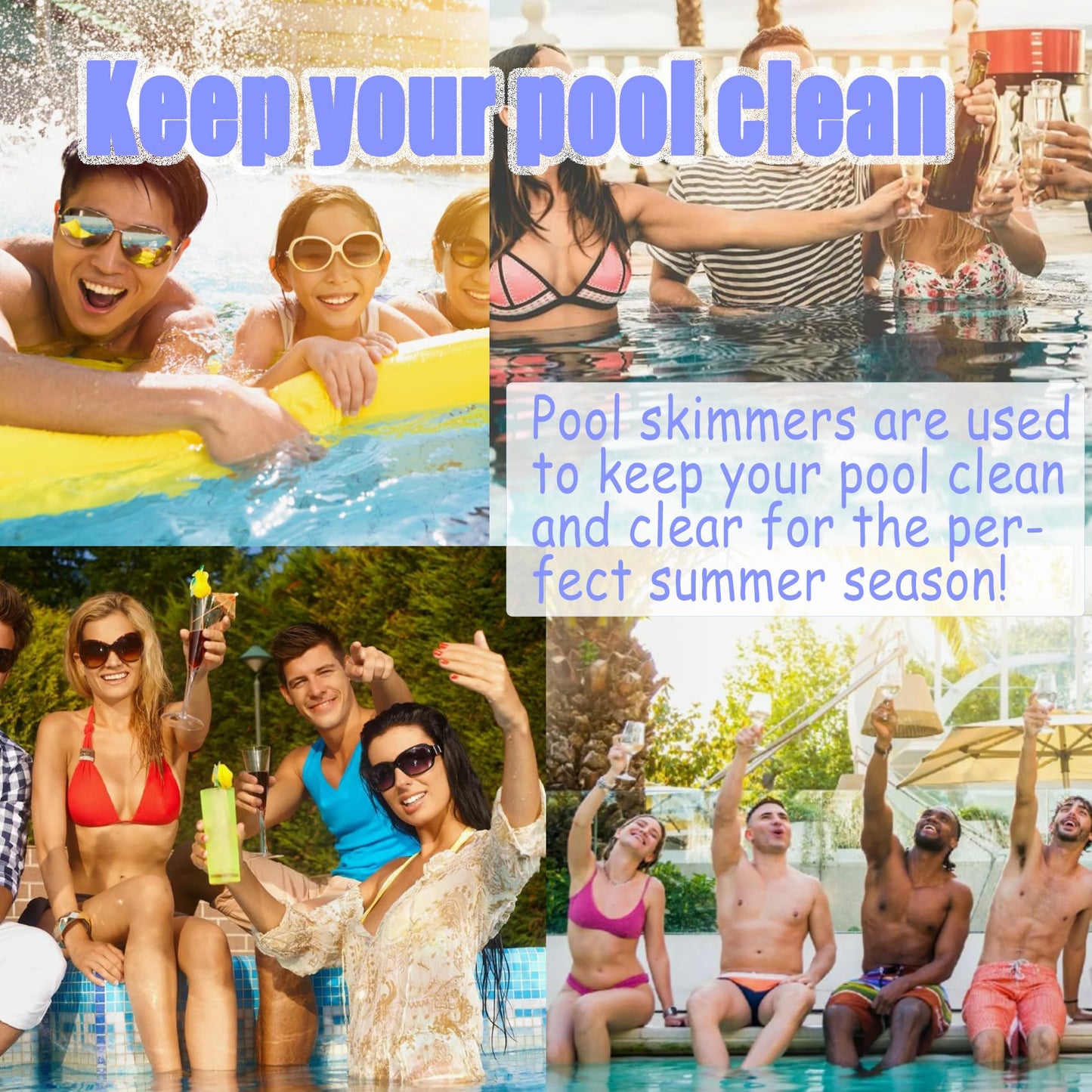 Above Ground Pool Skimmer,Thru-Wall Skimmer,Above Ground Pool Skimmer（With Accessories）Opening Width 6 Inches,Compatible With All Standard Pool Wall Openings,Replace SP1091LX Above Ground Pool Skimmer