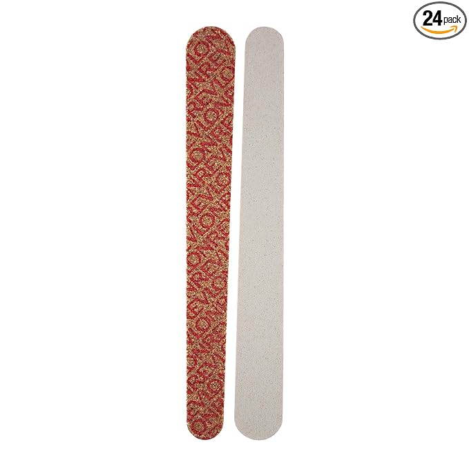 Revlon Compact Nail File, Dual Sided Manicure Tool, Smooths & Shapes, Easy to Use, Emery Boards, 24 Count