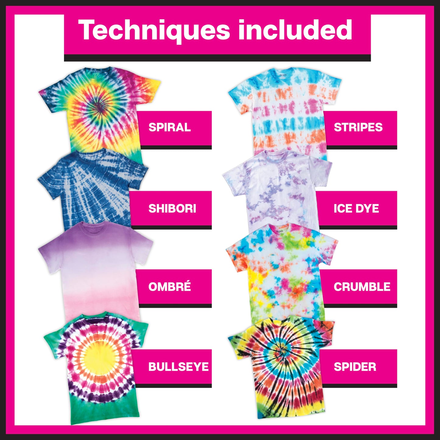 Tulip One-Step Tie-Dye Party Kit, Set of 123