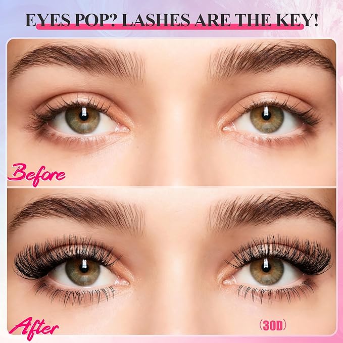Lash Clusters - Lash Clusters Lash Extension 0.07D Cluster Eyelash Extensions Eyelash Clusters Lashes Clusters Eyelash Extensions