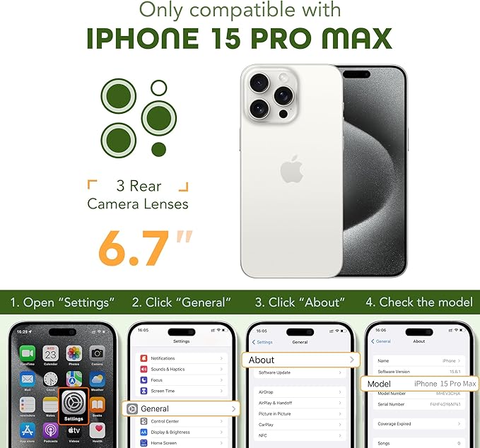 Magnetic for iPhone 15 Pro Max Case, Compatible with MagSafe, Built-in Privacy Screen Protector and Camera Protection, Anti Spy Full Body Dustproof Shockproof Hard Phone Case 6.7",Bright Green