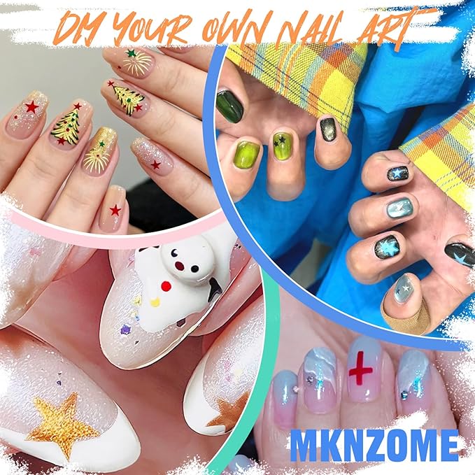 12 Color Nail Art Pens for Painting Nails, Double-ended Nail Polish Pens Drawing Point Liner Acrylic Painted Pen Kit, Waterproof Quick-drying for DIY Nails Art Design Manicure Tools
