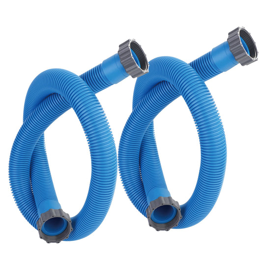 Pool Hoses for Above Ground Pools 1.5" x 59" Pool Pump Hose Filter Pumps Replacement Hose Accessories Fits for Intex Filters Pump Above Ground Pools Sand Filter, 2 Packs