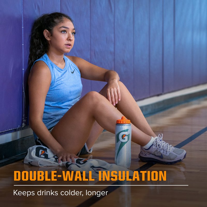 Gatorade Insulated Squeeze Bottles, 30oz (2 Pack)
