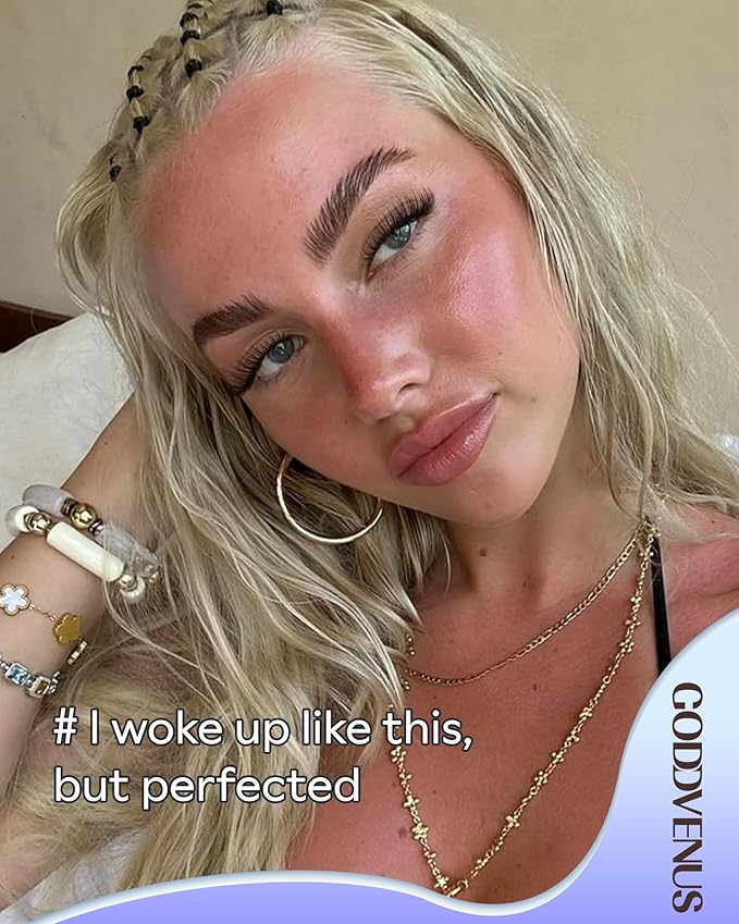Goddvenus Wispy Lash Clusters Natural Eyelash Clusters No Makeup Look Cluster Eyelash Extensions 10-16mm DIY Lash Extension CC Curve