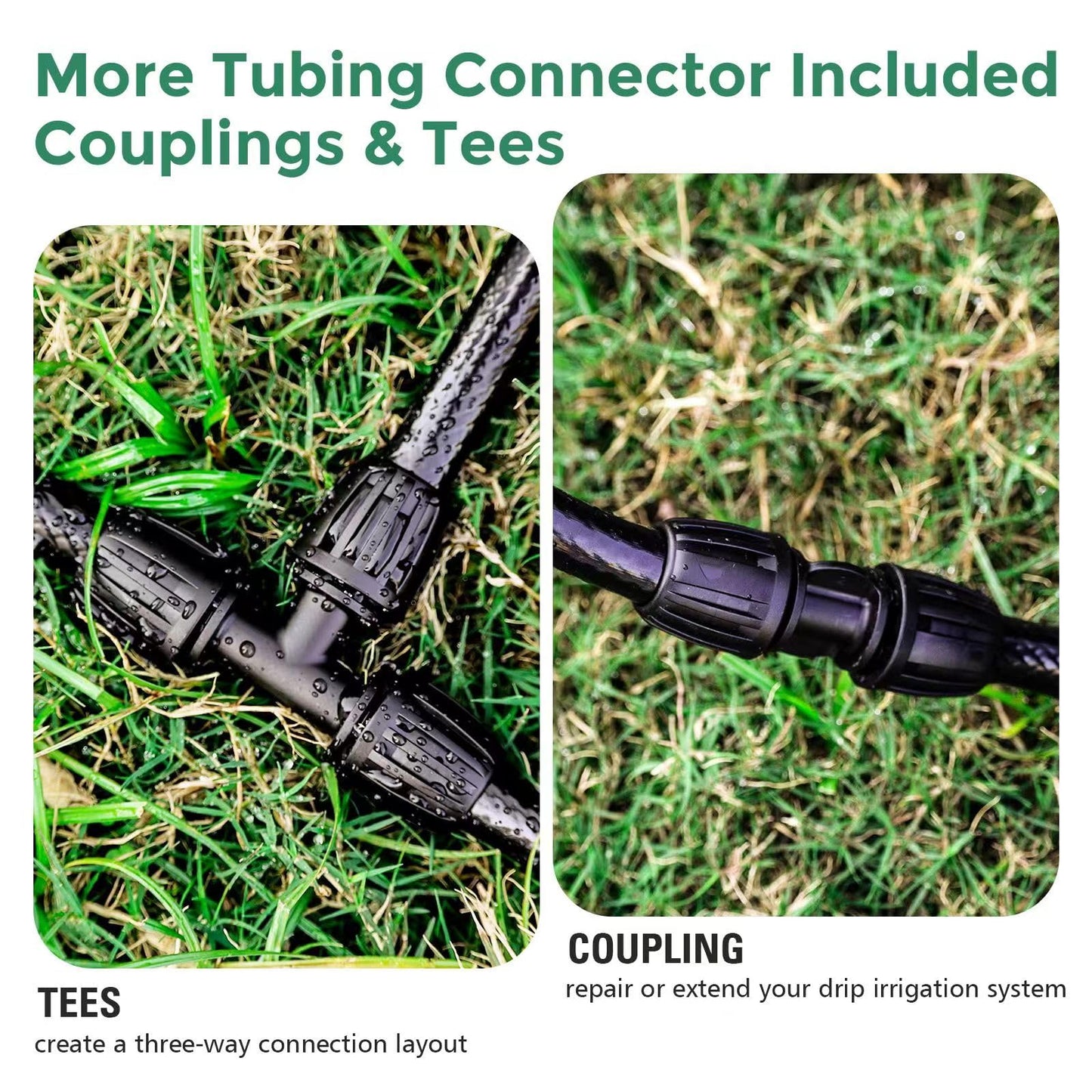 Maotong 40 FT 1/2 inch Drip Irrigation Tubing Main Line Hose Tube for Garden Irrigation System