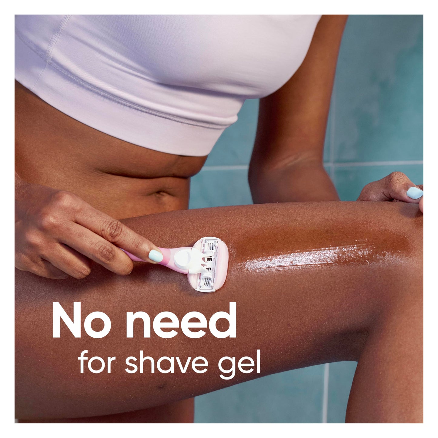 Gillette Venus ComfortGlide White Tea Women's Razor 1 Handle + 4 Blade Refills