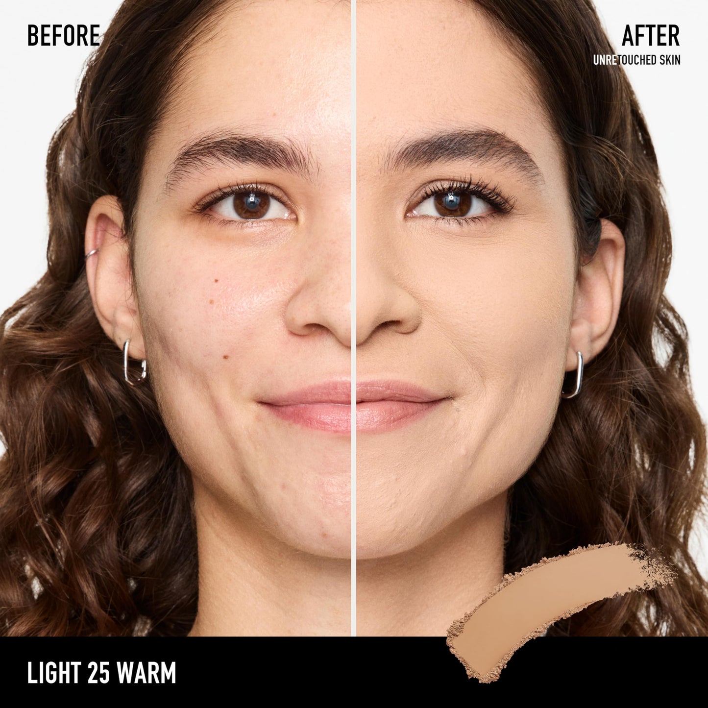 bareMinerals Barepro 24HR Skin-Perfecting Powder Foundation, Matte Pressed Powder Foundation Full Coverage with Plant-Based Squalene, Oil Control, Vegan - Light 25 Warm