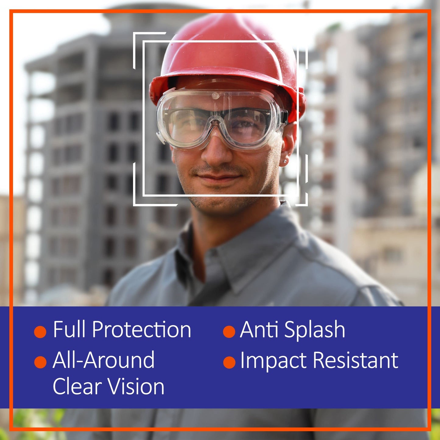 UNCO- Safety Goggles Over Glasses, Protective Goggles, Anti Fog, Work, Safety Glasses Over