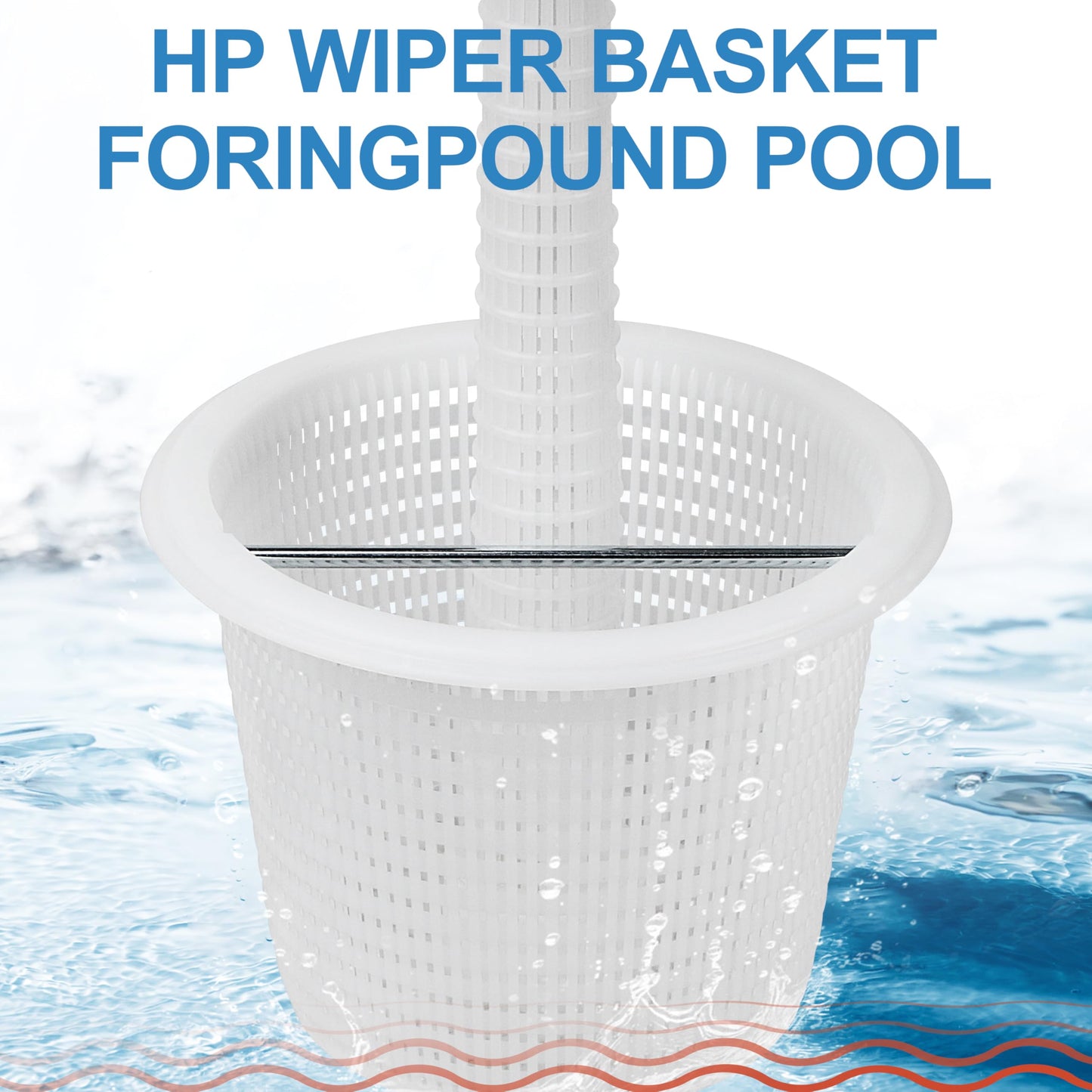 FSQLB SP1070 Pool Skimmer Basket for Hayward Inground Pool, with Tower and Handle