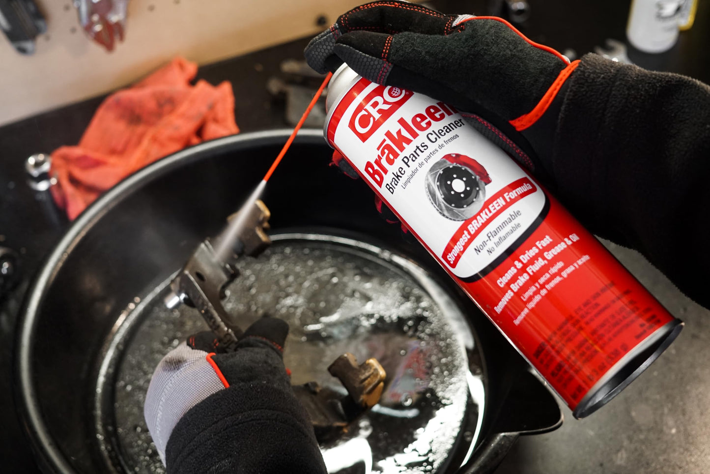CRC Brakleen 1003706 Brake Cleaner Spray Non-Flammable, 19 oz, [12 Pack]