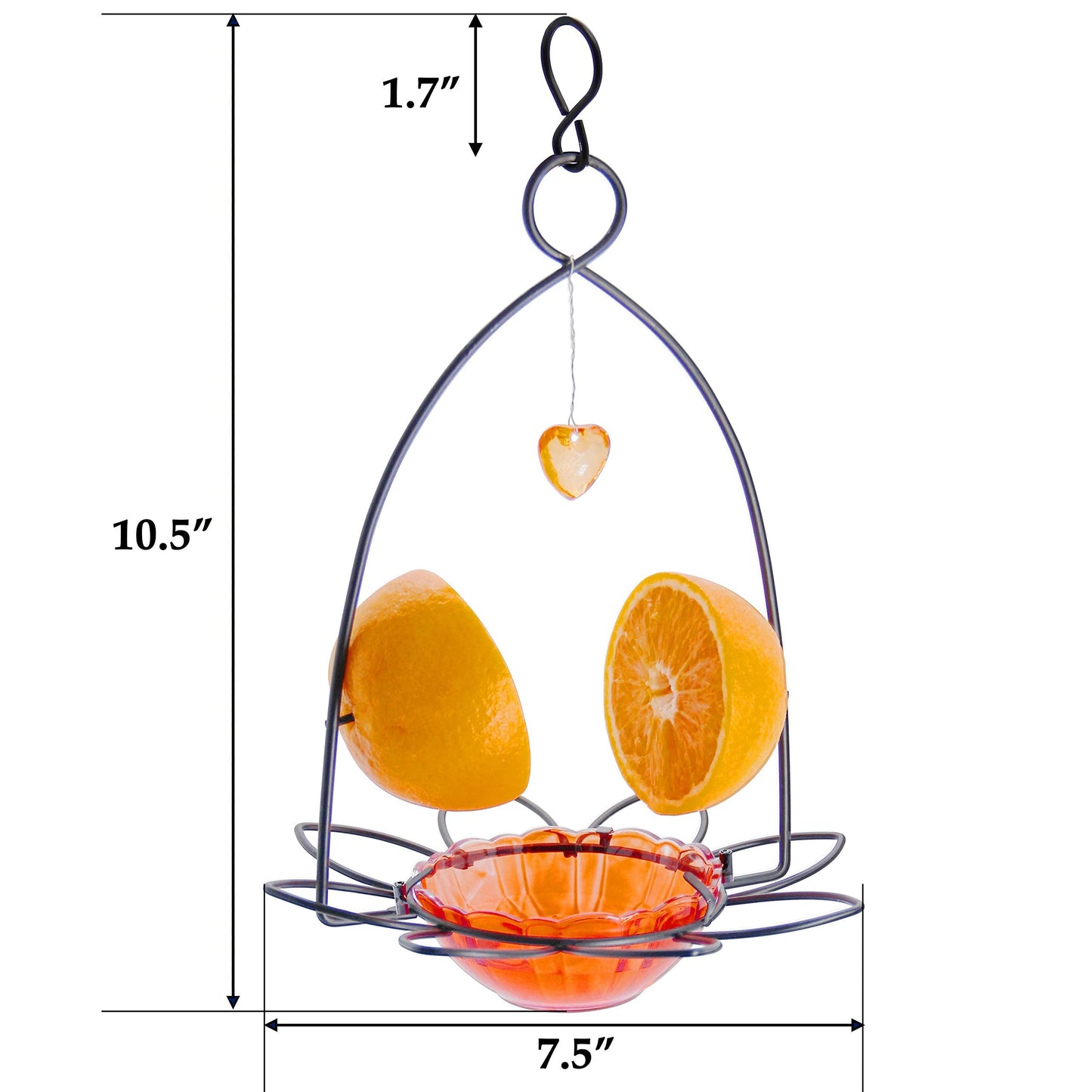 FORUP Oriole Bird Feeder, Orange Fruit Oriole Feeder