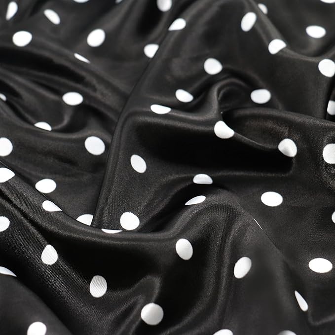 vimate 35" Square Silk Like Head Scarf - Women's Fashion Satin Scarf Bandana for Hair Wrapping at Night.