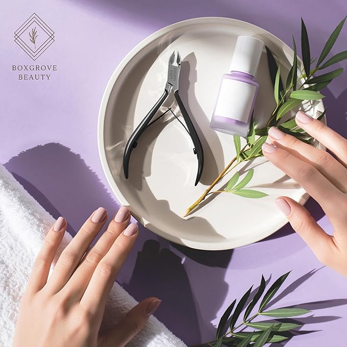 Professional Cuticle Cutter Stainless Steel Cuticle Nippers with Sharp Blades and Double Spring Cuticle Clippers - Nail Cuticle Trimmer Tool for Manicure & Pedicure Beauty at Home/Spa/Saloon