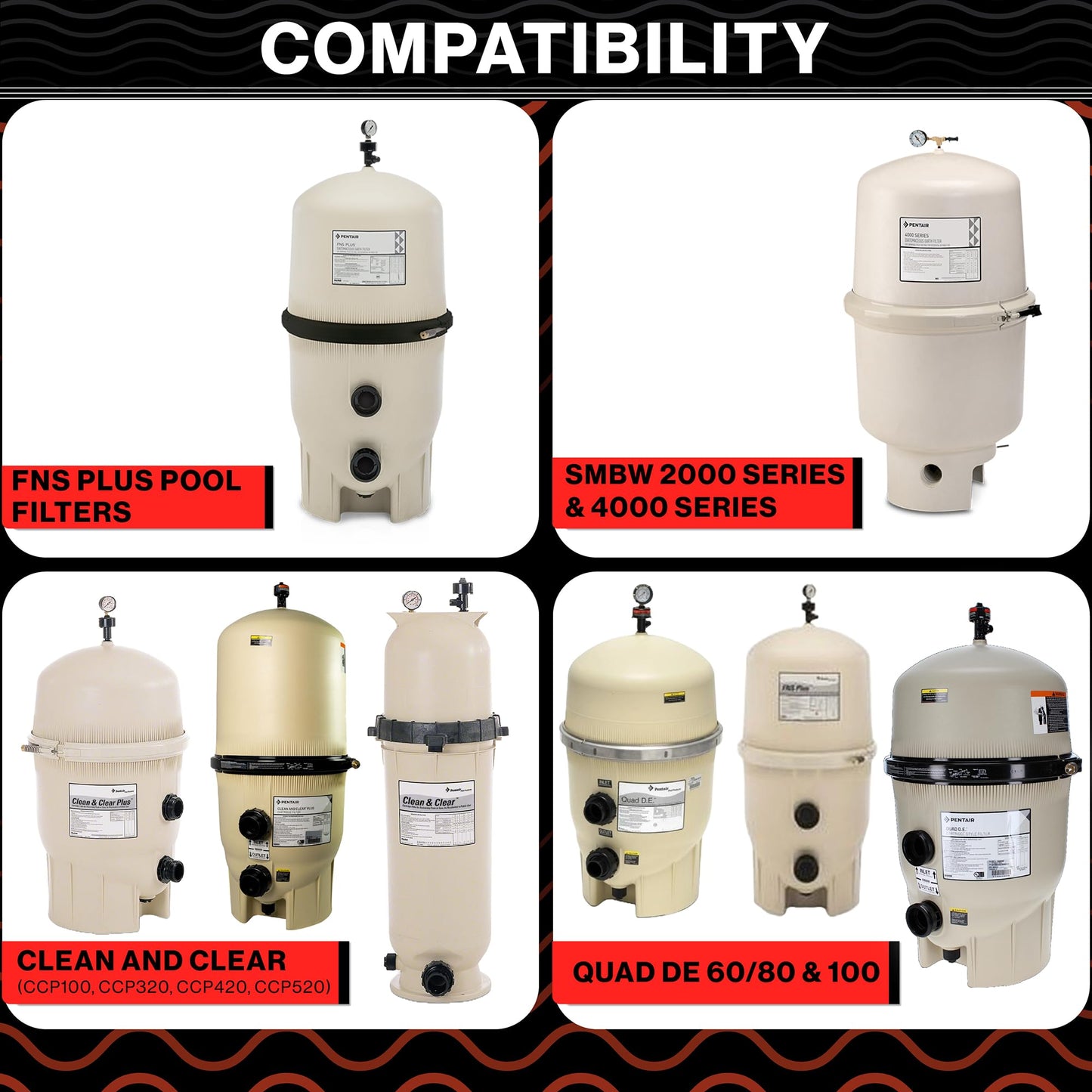 Swimables High Flow Air Relief Valve 98209803 Replacement for Most Pentair Filters - 98209800