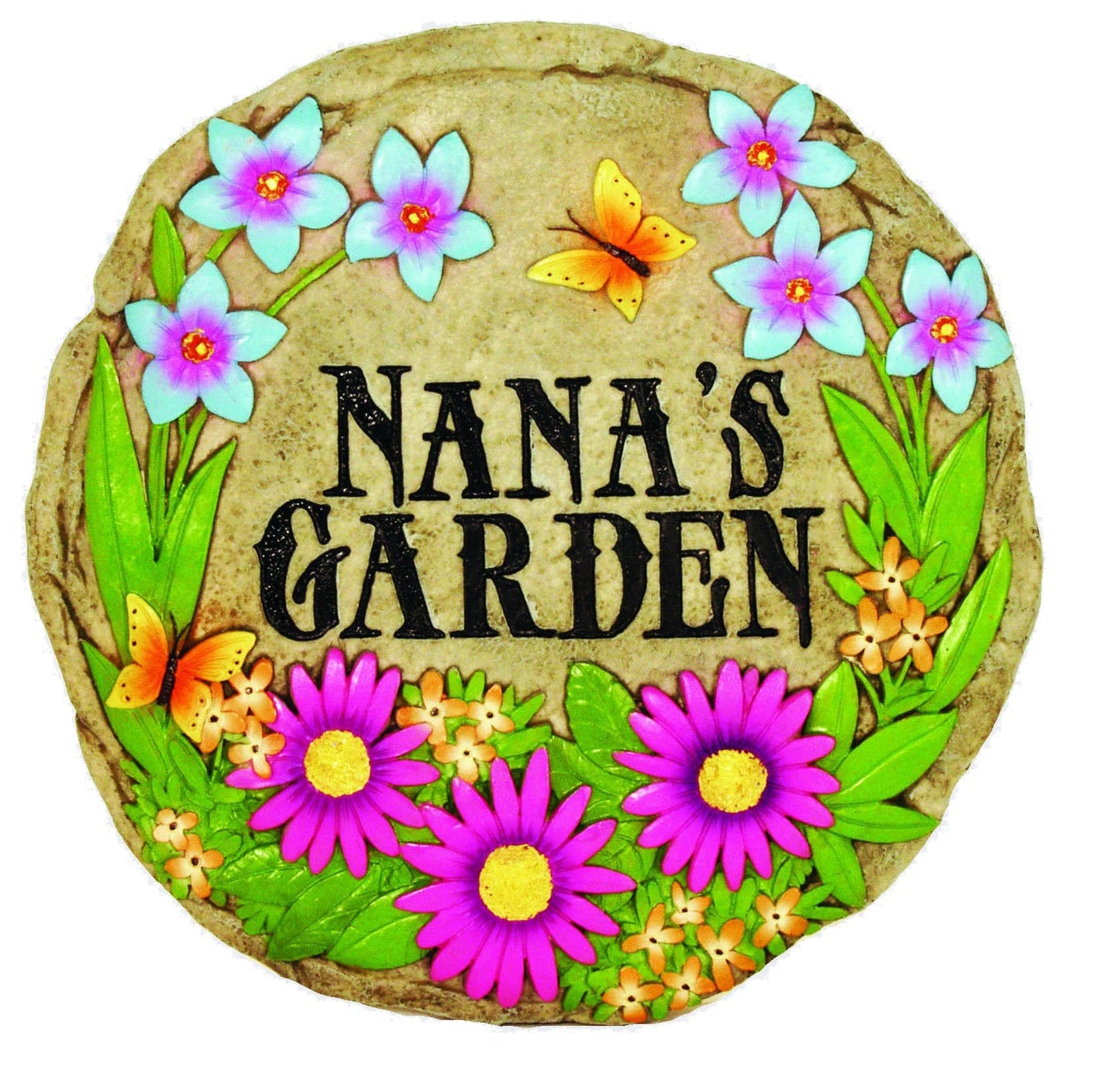 Spoontiques - Garden DÃ©cor - Nana's Garden Stepping Stone - Decorative Stone for Garden - Resin