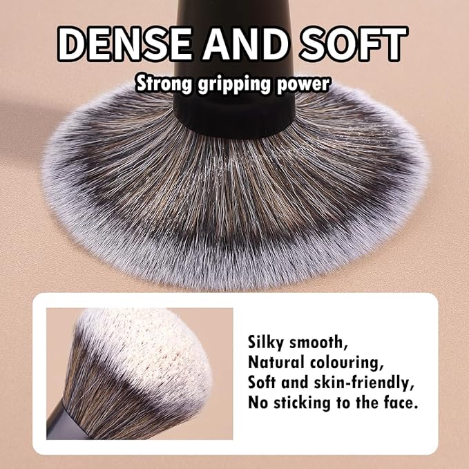 MAANGE 6 PCS Foundation Contour Conceal Brush Set, Makeup Brushes, Eyeshadow Concealer Brushes, Double Sided Blending Eyebrow Brush Professional Face brushes Set Tools, For Liquid, Cream, Loose Powder