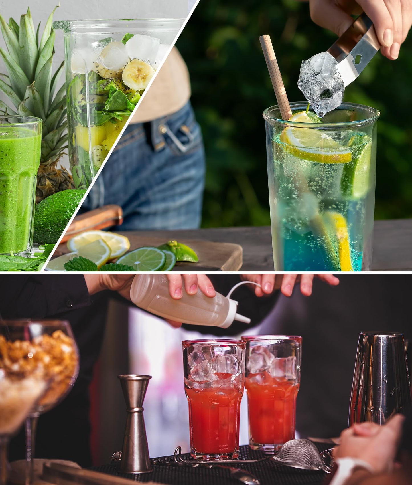ecozy Ice Cube Makers Countertop, 45 lbs Per Day Portable Ice Machine, 24 Cubes Ready in 13 Mins, Self-Cleaning Function, Perfect for Home Kitchen Bar Office, Stainless Steel
