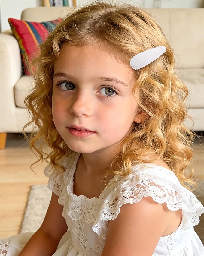 doboi 20Pcs Toddler Hair Clips Hair Barrettes Baby Girls Hair Bows Clips Floral Print Non Slip Snap Hairpins Flower Hair Clips for Girls Kids Toddler Hair Accessories