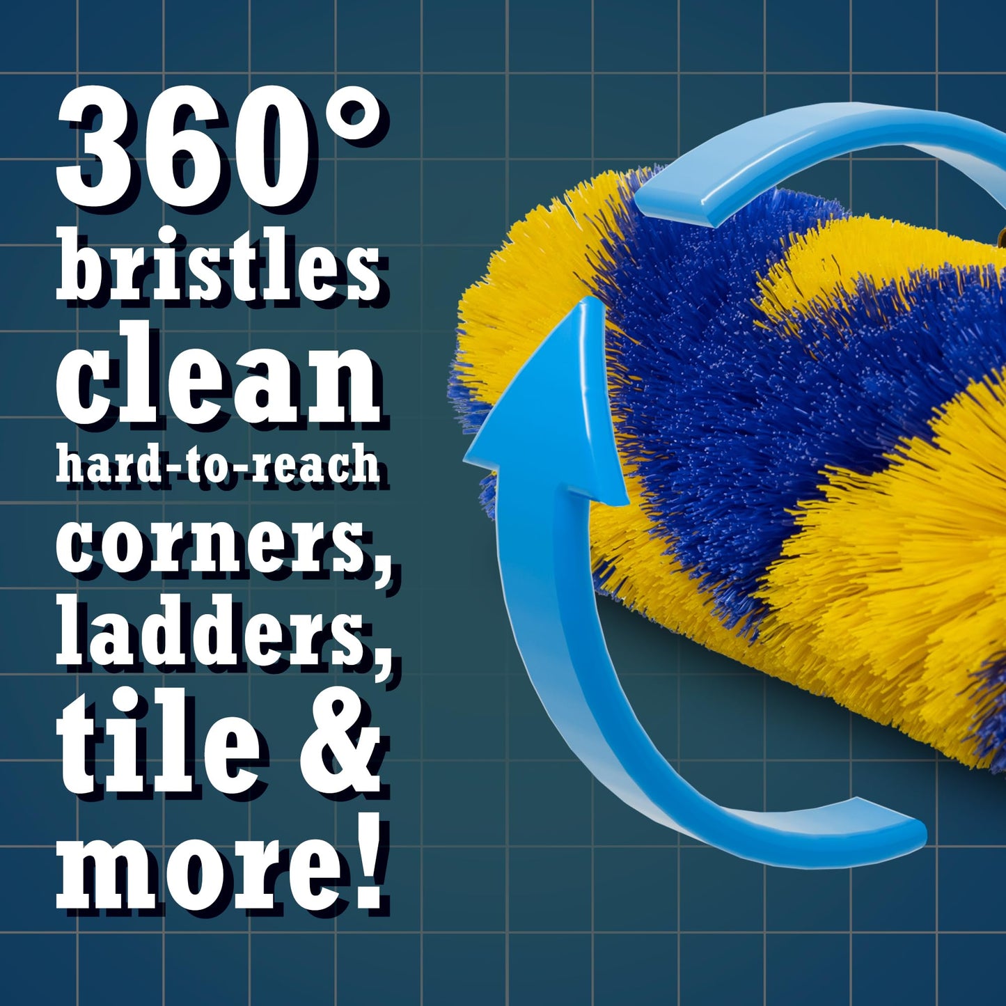 GoRound 360 Pro Pool Brush 12 inches