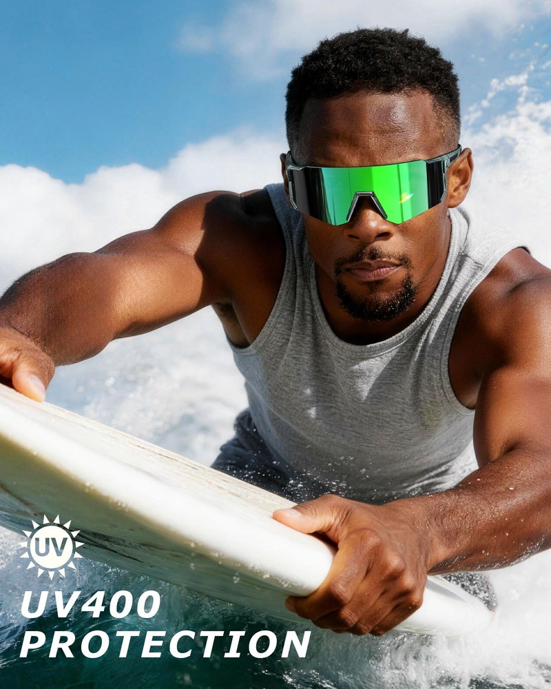 KALIYADI Sunglasses-Men Sports Mens-Sunglasses Women: Sun Glasses with UV400 for Running Cycling Golf Fishing
