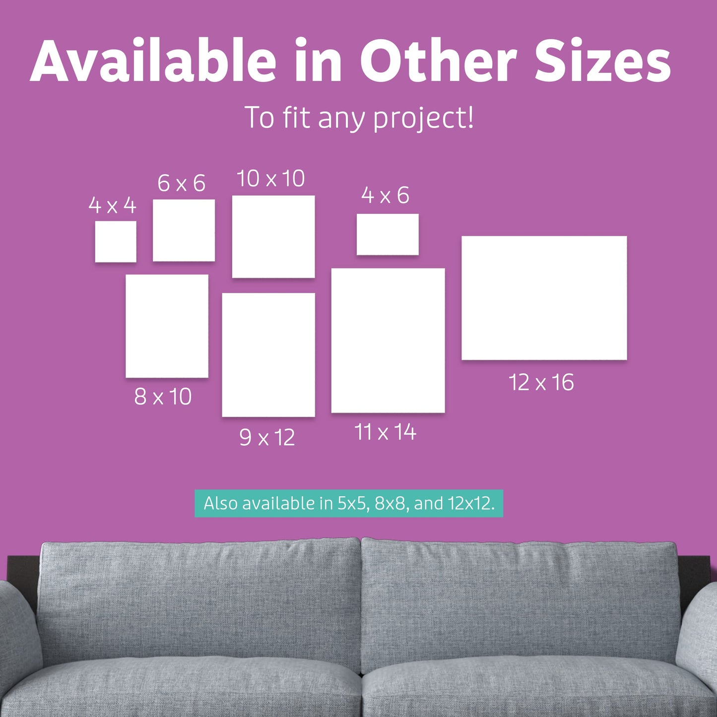 Artlicious Canvases for Painting - Pack of 12, 12 x 16 Inch Blank White Canvas Boards - 100% Cotton Art Panels for Oil, Acrylic & Watercolor Paint