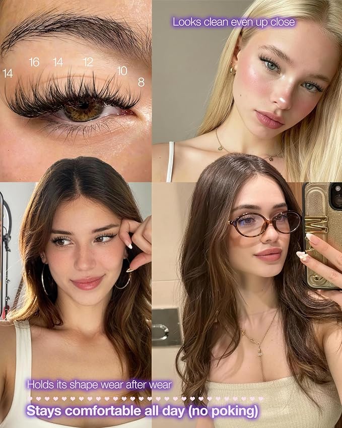 Spider Lash Clusters Natural Breeze Cluster Eyelash Extensions Wispy Eyelash Clusters D Curly Individual Lashes Clusters Pestañas Postizas Naturales Fluffy Spider Lash Clusters by Delyneph