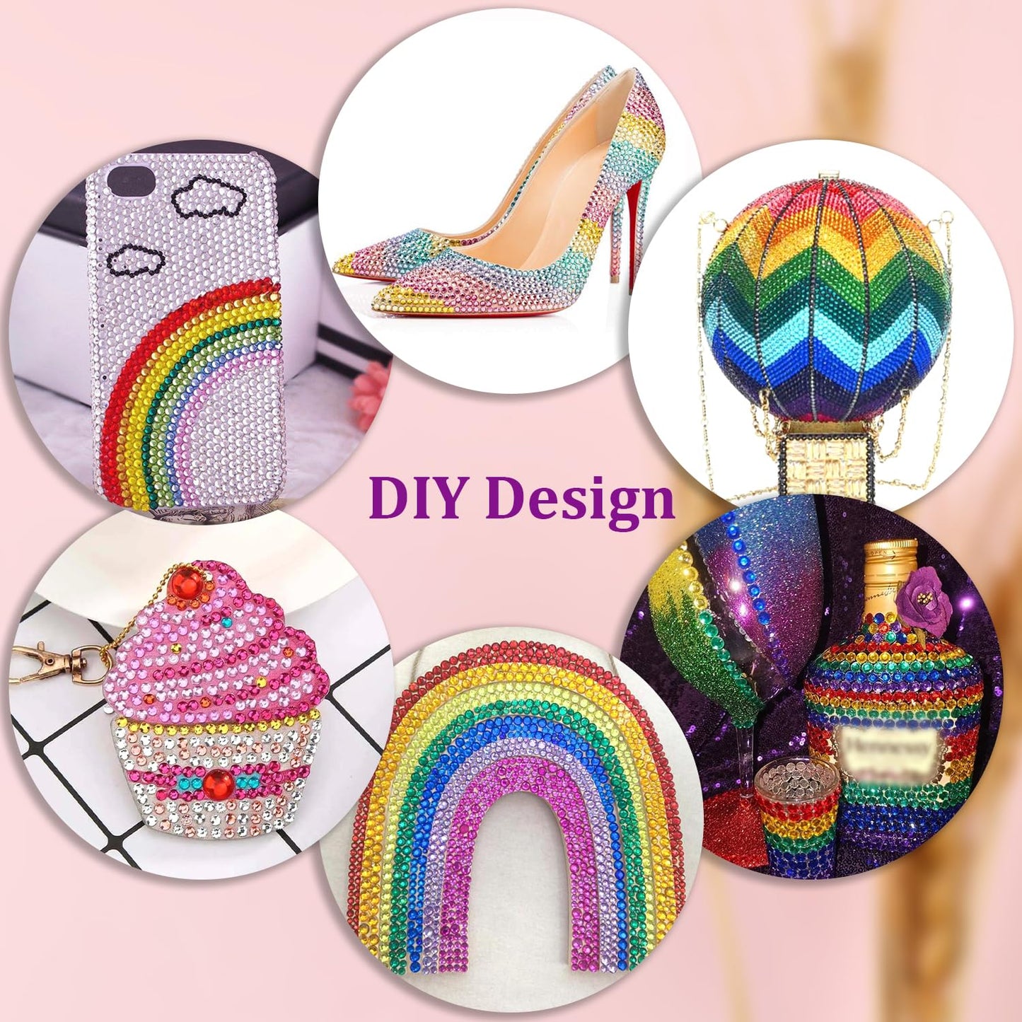 24000Pcs Resin Rhinestones for Crafting with Tweezers, Multicolor 3mm Flatback Gems with 1 Pc B7000 Jewelry Glue, Bedazzling Crystal for Crafts Clothing Tumblers Mugs Shoes Fabric Nail Art