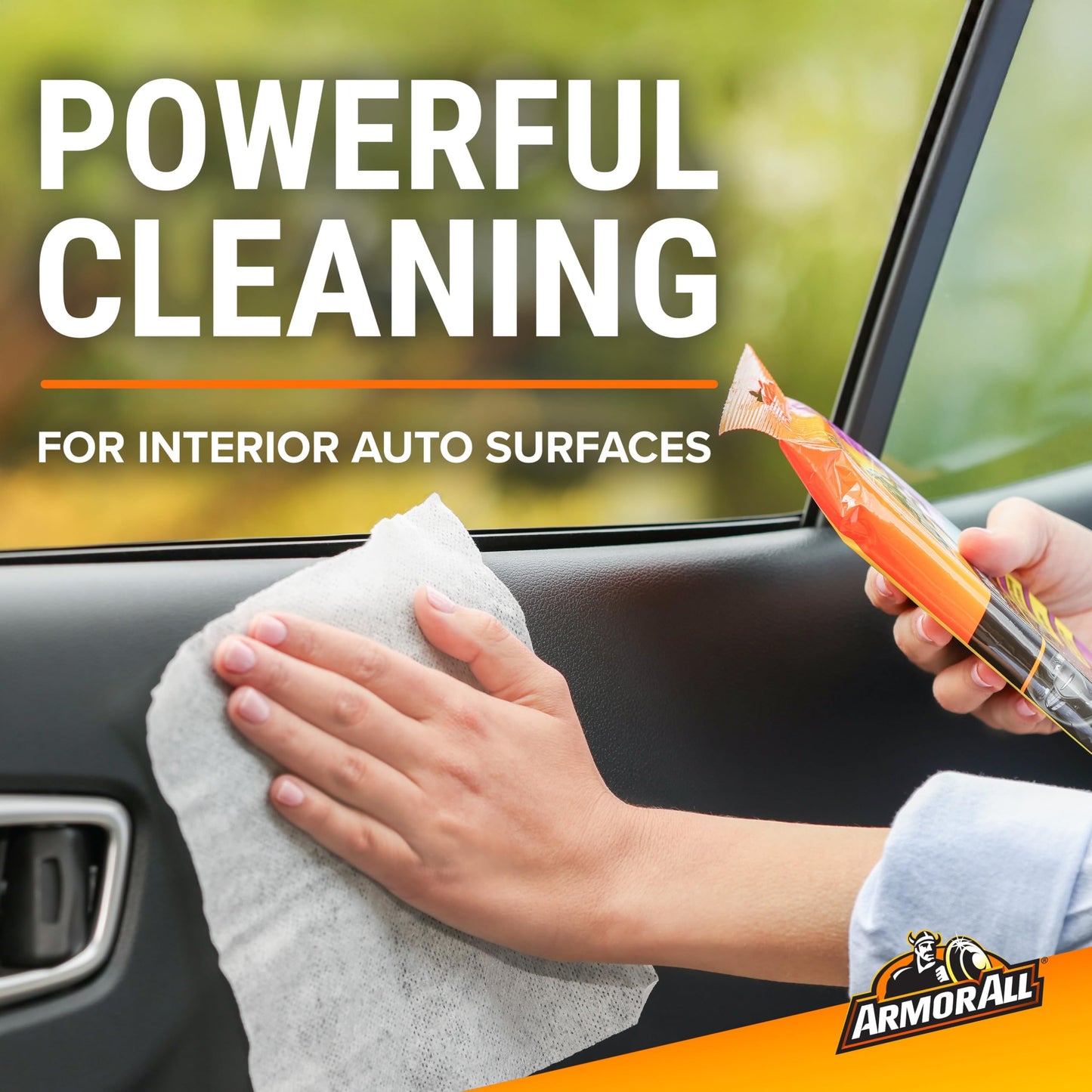 Armor All Car Interior Cleaner Wipes, Interior Cleaning Wipes for Cars, Trucks, Motorcycles, 60 Each (Pack of 3)