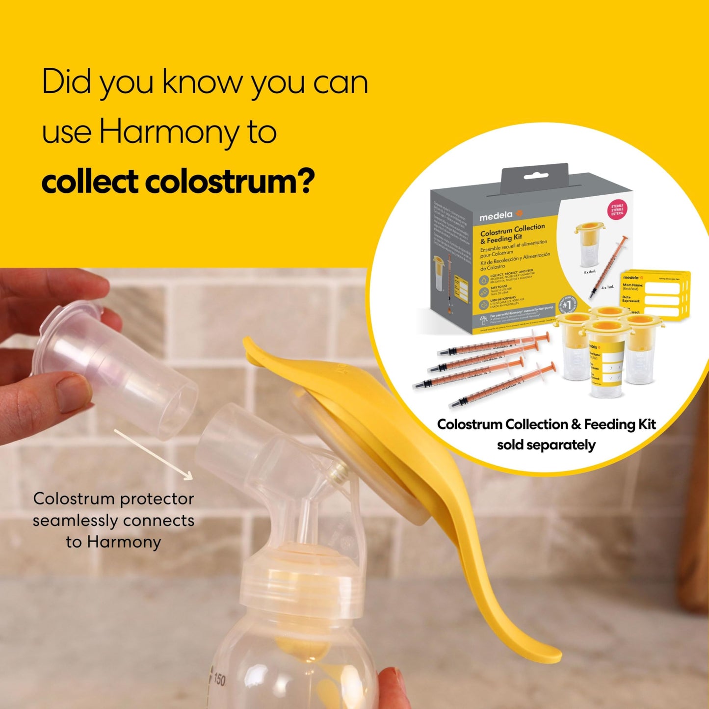 Medela Harmony Manual Breast Pump, Compact Swiss Design with PersonalFit Flex Shields and Medela's 2-Phase Expression Technology