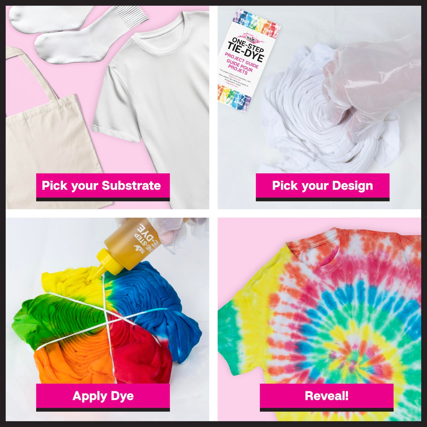 Tulip One-Step Tie-Dye Party Kit, Set of 123
