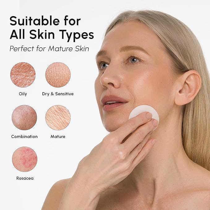 MAREE Azelaic Acid Acne Clearing Pads Ã¢ÂÂ Exfoliating Pads with Glycolic & Hyaluronic Acid for Face Ã¢ÂÂ 10% Azalecic Acid & Centella Redness Soothing Pad Ã¢ÂÂ Zero Pore Facial Toner Pad Ã¢ÂÂ Acido Azelaico