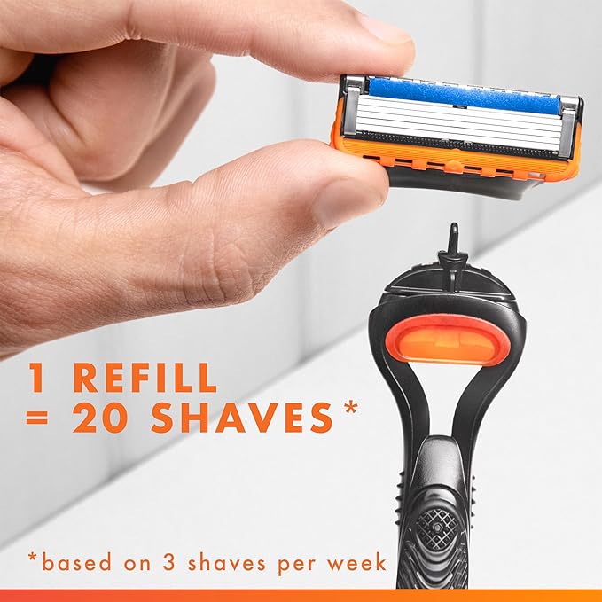 Gillette Fusion5 and ProGlide Men's Razor Blade Refills, 5-Blade Cartridges, Variety Pack, 12 Count (Pack of 2)