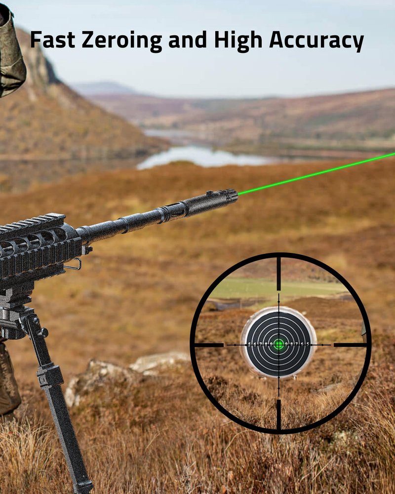 CVLIFE Bore Sight Laser Kit fit 0.17 to 12GA Calibers, Professional Green Laser Boresighter Kit for All Gun, Multiple Caliber Laser Bore Sight for Hunting Rifles Pistols and Handgun