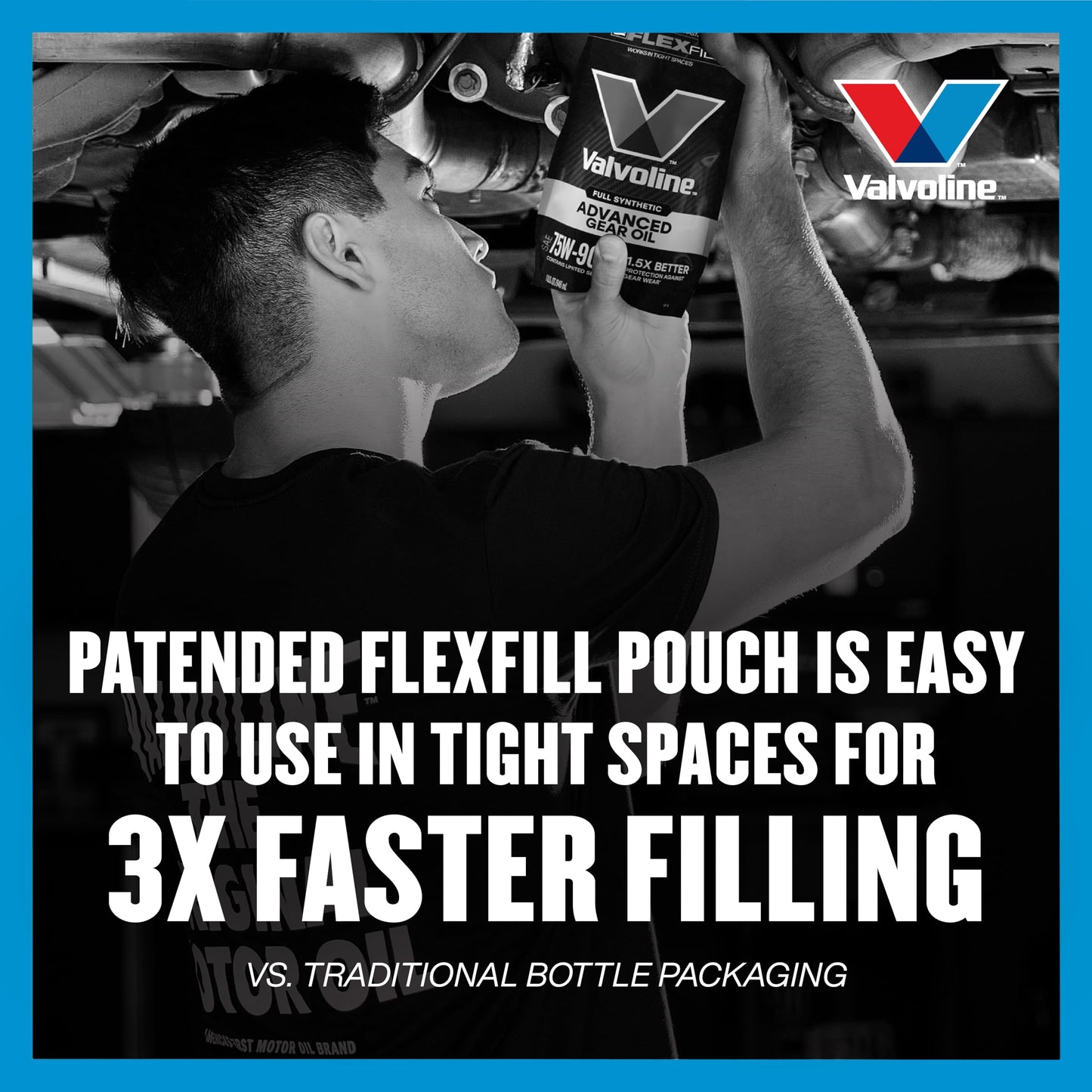 Valvoline FlexFill Advanced Full Synthetic Full Synthetic 75W-90 Gear Oil 1 QT FlexFill