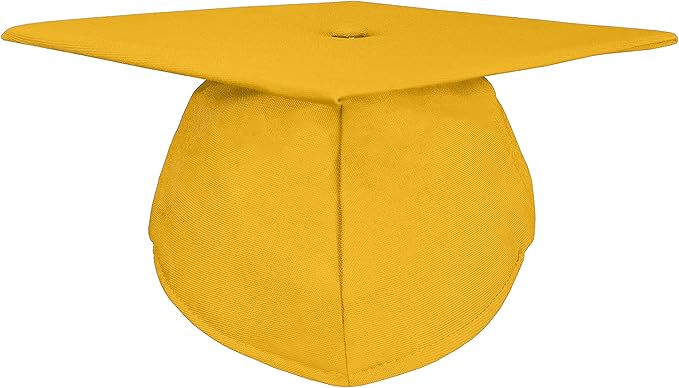 GradPlaza Matte Graduation Cap 2025 and 2026 Tassel Adult Graduation hat for High School College