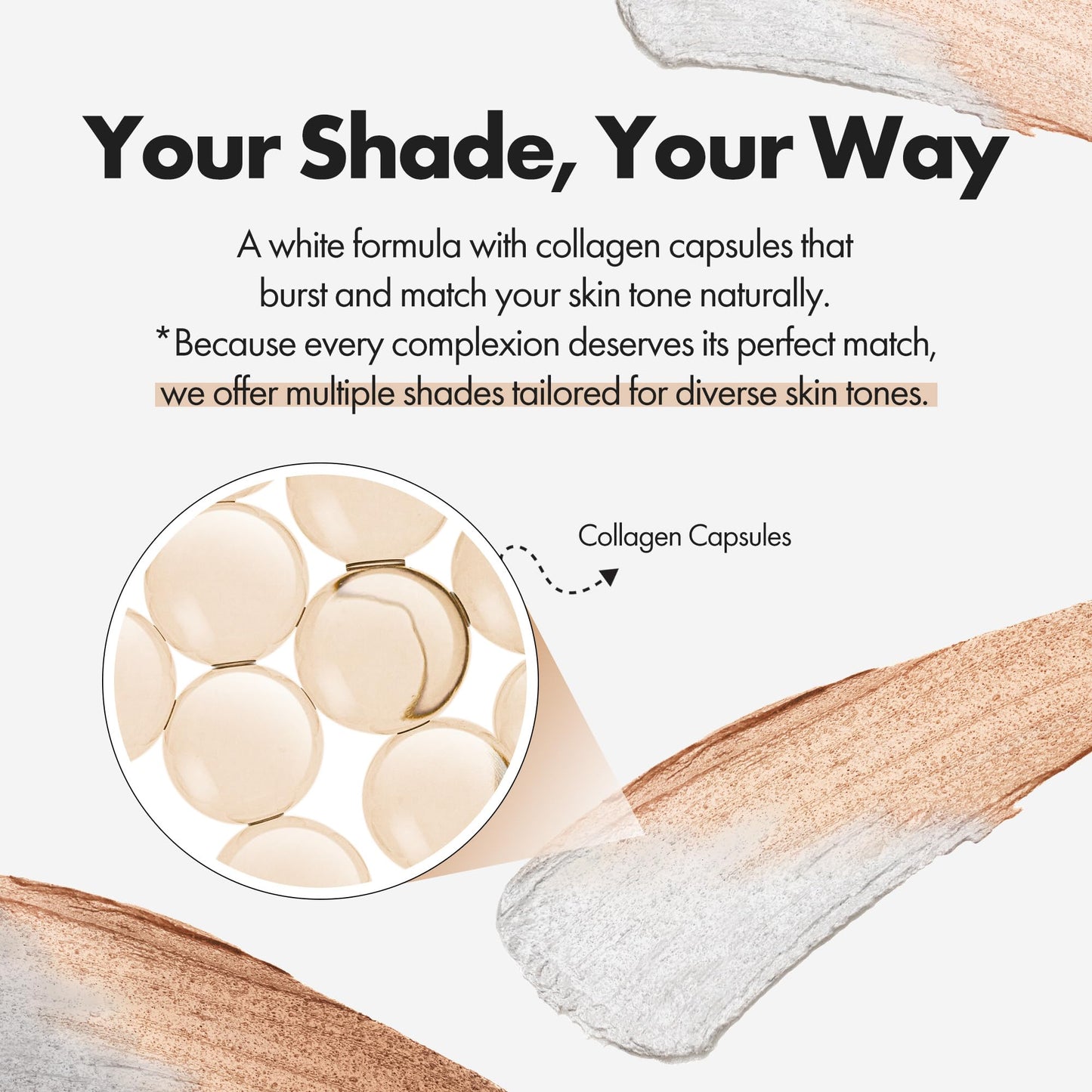 ELROEL Blanc Cover Cream Stick V White 0.45 oz - Korean Color-Changing Foundation Stick with Volufiline - Medium to Full Coverage Dewy Finish Base Makeup - Dual-Ended Detachable Brush (#202 Natural)