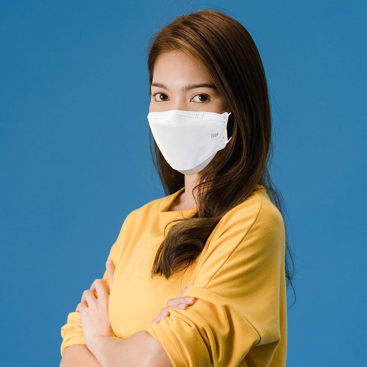 KN FLAX KF94 Masks For Adults - Face Protective Mask (White) [Made in Korea] [20 Individually Packaged] Premium KF-94 Certified Face Safety White Face Mask Dust [English Packing]