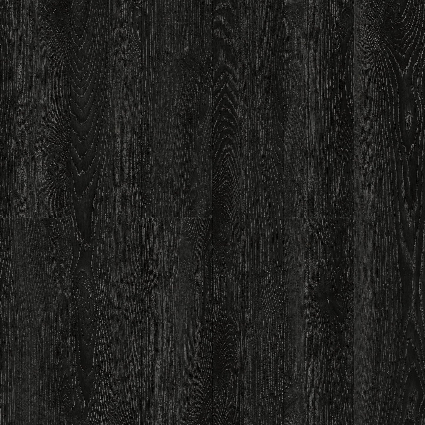 ATOPOSE Black Peel and Stick Floor Tile Waterproof | 36 - Pack 54Sq.Ft | Wood Vinyl Flooring - Nero | Easy DIY Installation for Living Room Kitchen Tool Storage Rental Friendly Basement