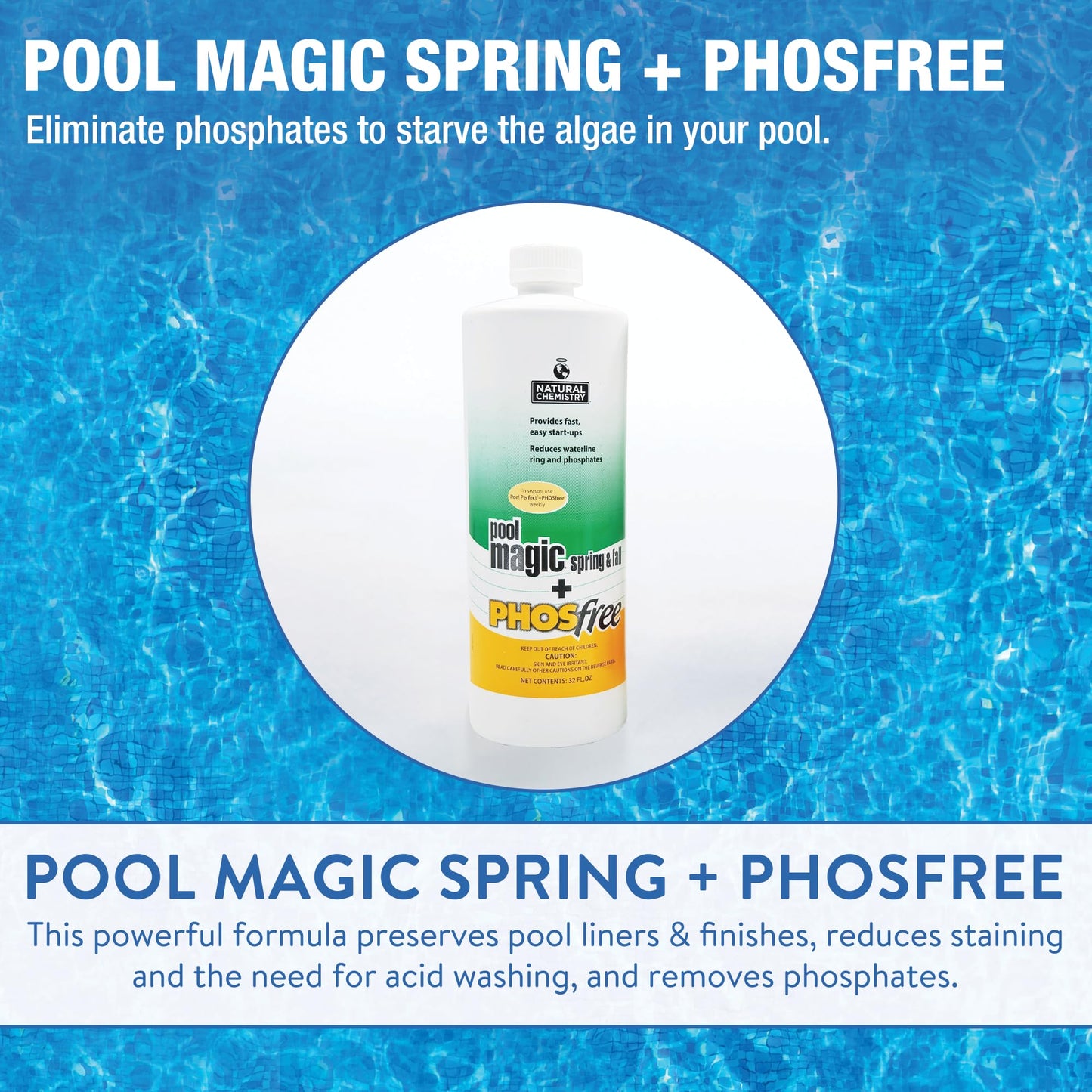 Doheny's Master Pool Opening Kit | Made in USA | Start-Up Chemicals for Pools | Includes Ultimate Kit, Natural Chemistry, Metal Out, Clarifier, Spring Control & Super Shock | Treats 30,000 Gallons