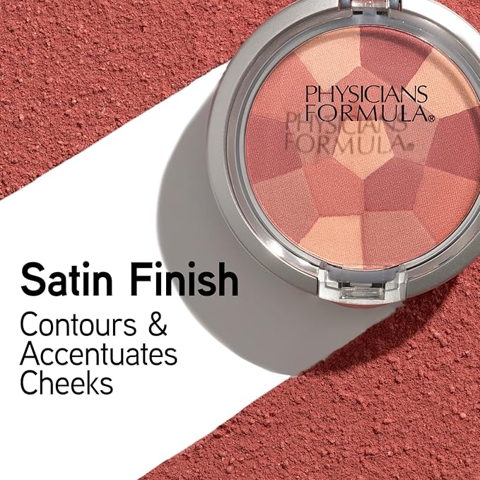 Physicians Formula Powder Palette Multi-Colored Blush, Silky Smooth Formula, Hypoallergenic, Blends Easily Without Irritation Ã¢ÂÂ Blushing Rose