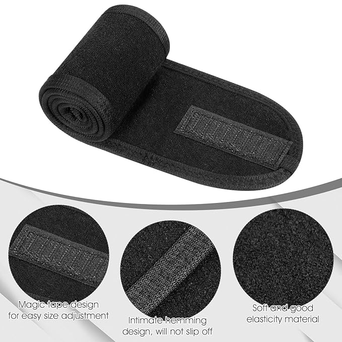 obeoby 4 Pack Spa Facial Headbands for Women, Spa Gifts for MotherÃ¢ÂÂs Day Adjustable Face Wash Headband Make Up Wrap Head