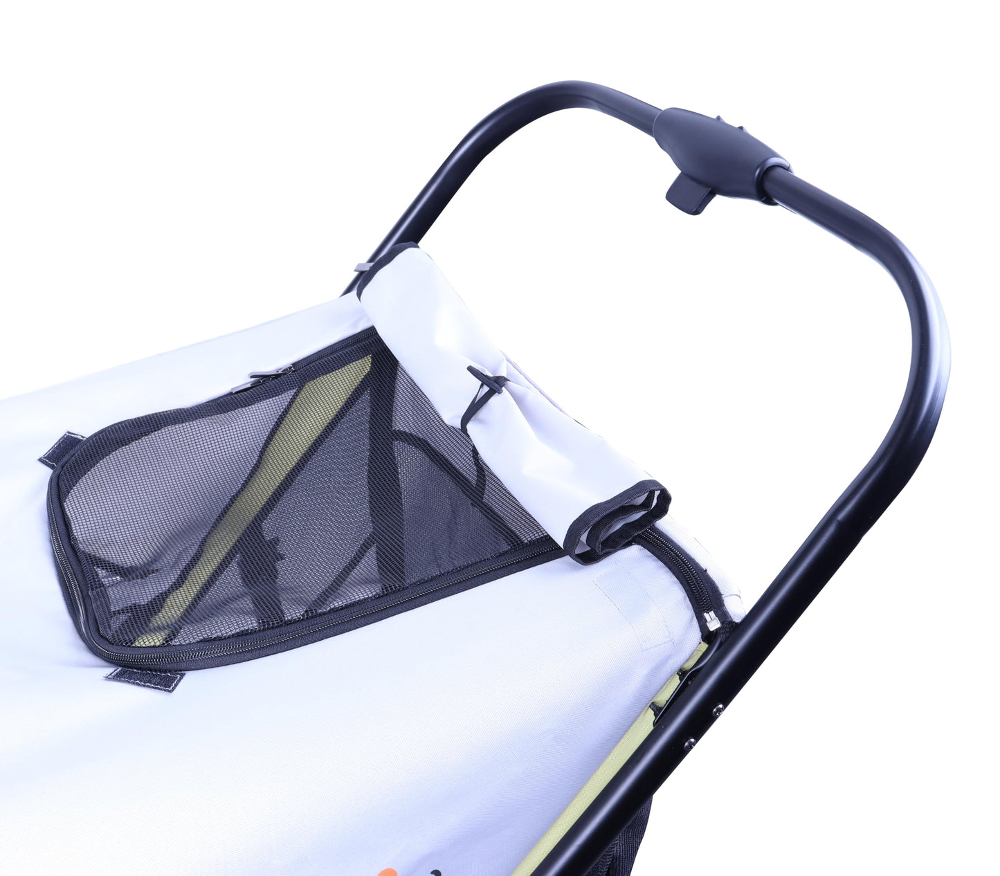 FOURPAW Dog Stroller for Medimu/Large Dogs - Easy Fold Dual Entry Pet Stroller with One-Foot Brake,Ideal up to 80 lbs.