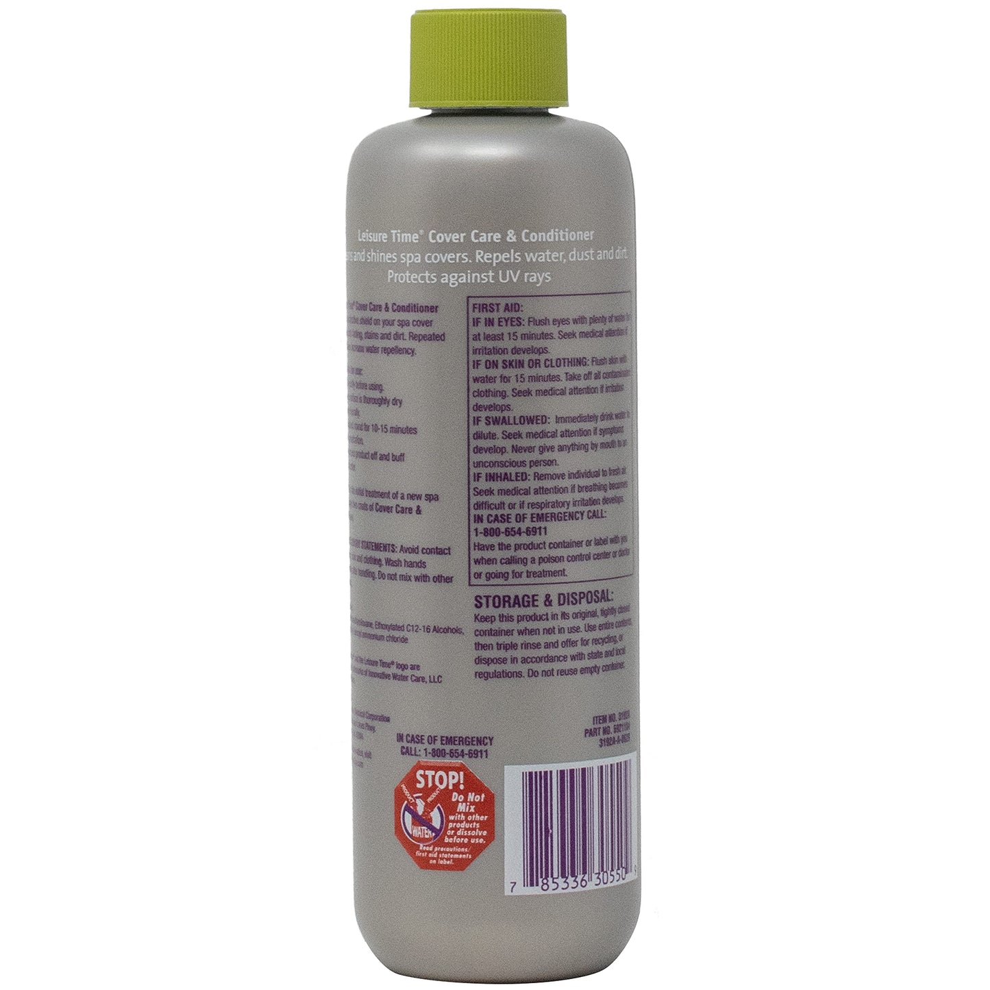 LEISURE TIME Spa 3192A Maintenance Cover Care and Conditioner, 16 fl oz