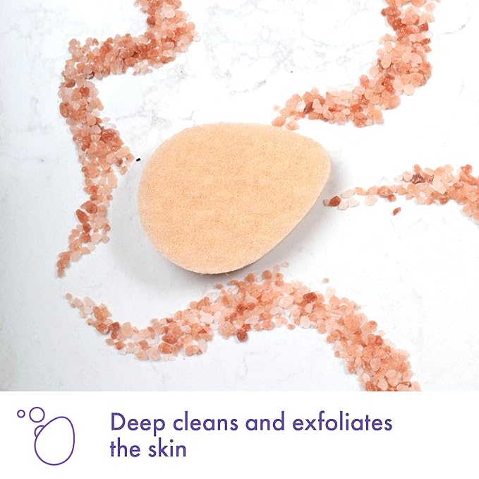 Buf-Puf Gentle Facial Sponge | Dermatologist Developed | Exfoliating | Reusable | 2 Pack