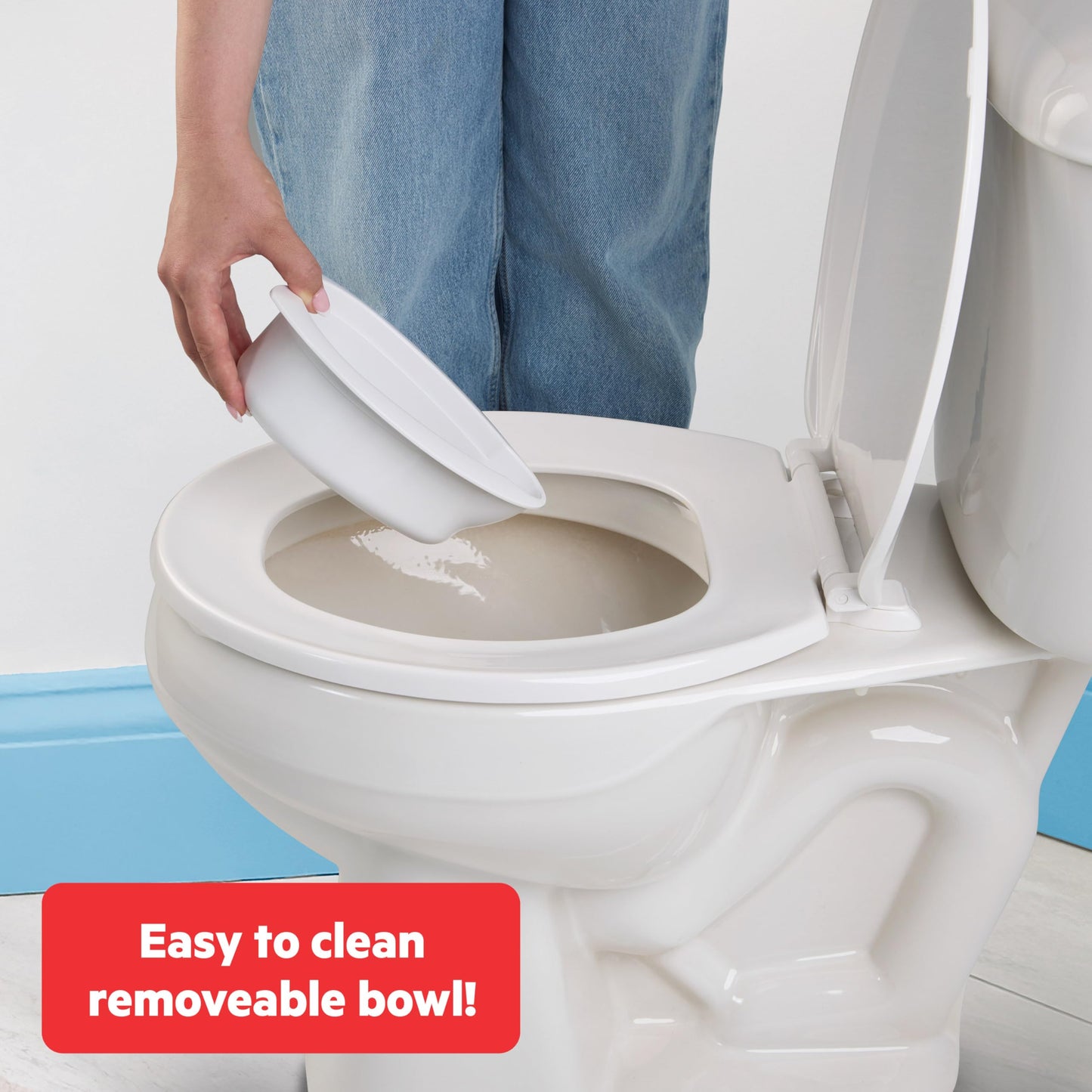 Bright Starts Disney Junior Princess My Size Potty Training Toilet, Toddler Potty Chair with Flushing & Cheering Sounds, Removable Seat with Splash Guard & Handles, Ages 18+ Months, Up to 50 lbs